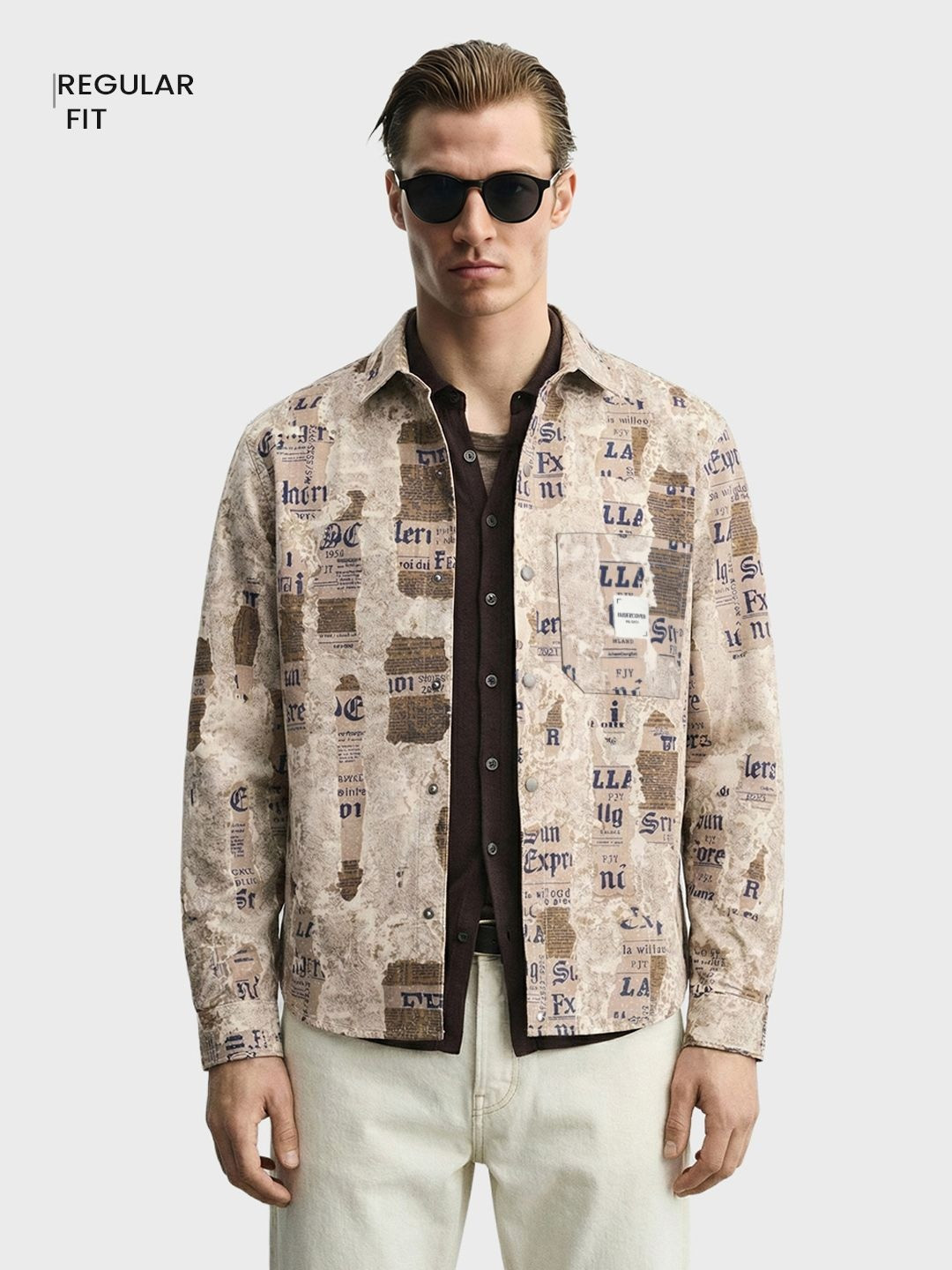 The Indian Garage Co Men Printed Casual Shirt