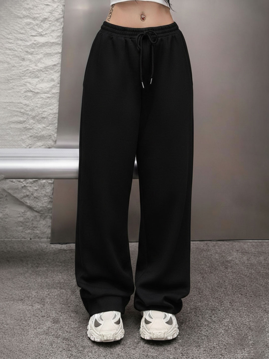 TIARA WORLD Women Loose Fit Easy Wash Trousers