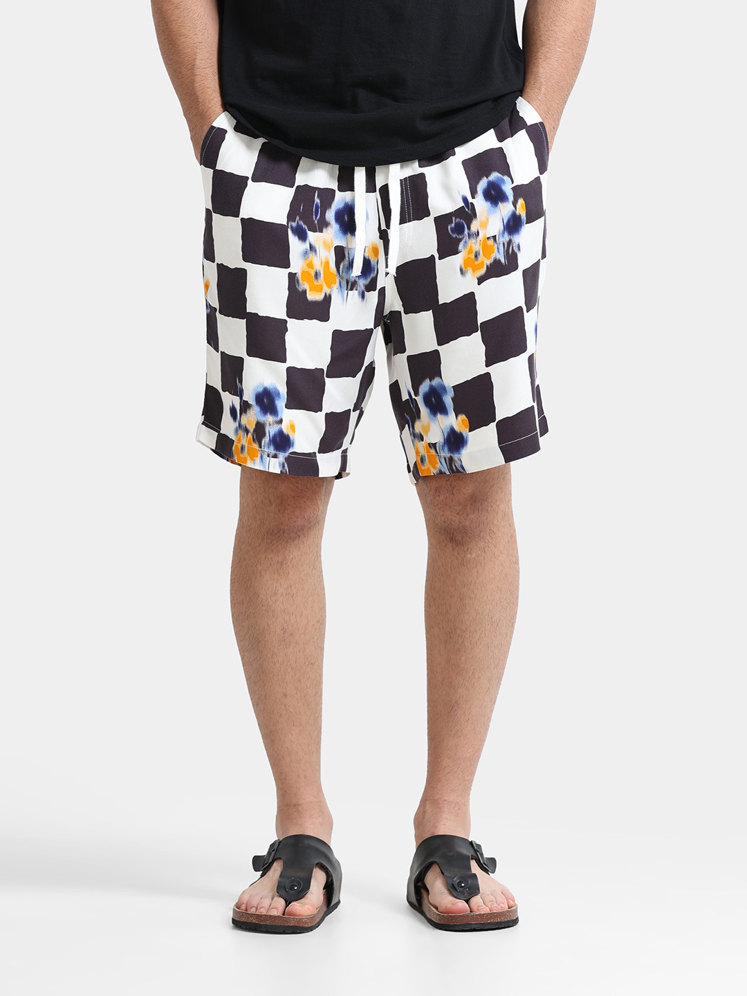 StitchX Men Formula 1 Printed Resort Shorts
