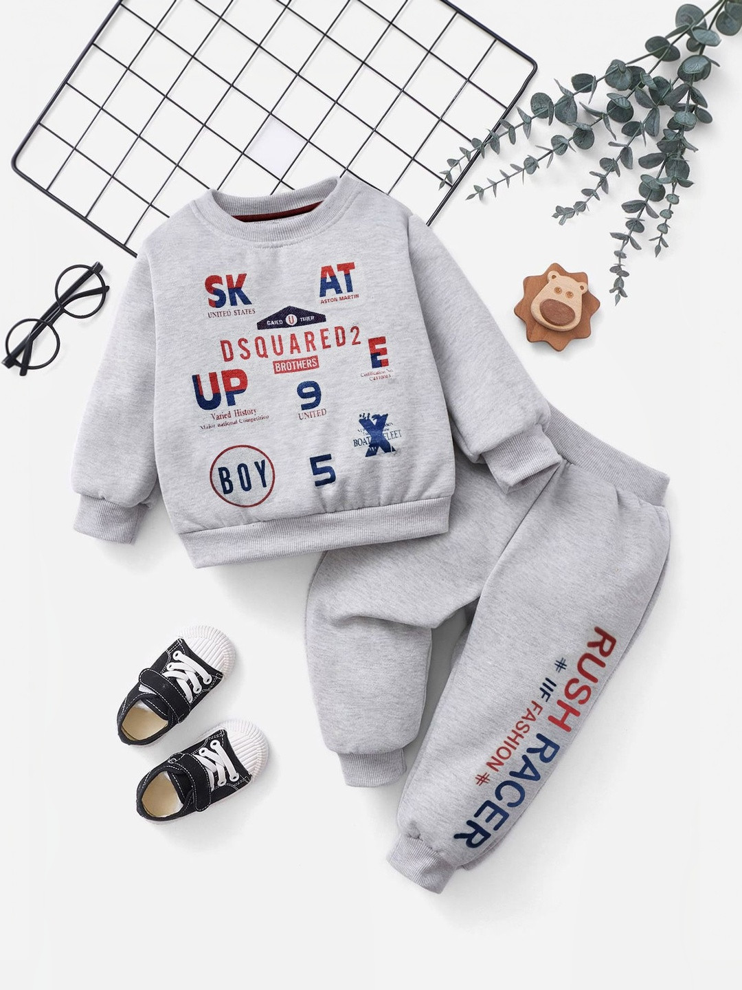 Sandoll Unisex Kids Printed