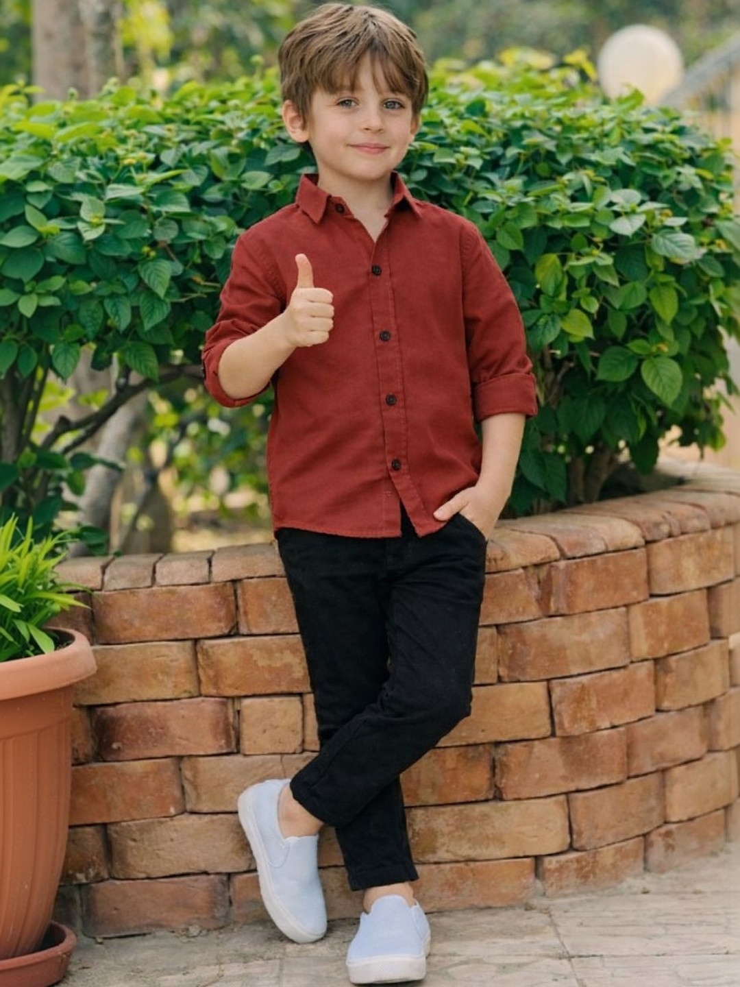 FASTDEAL Boys Shirt with Trousers