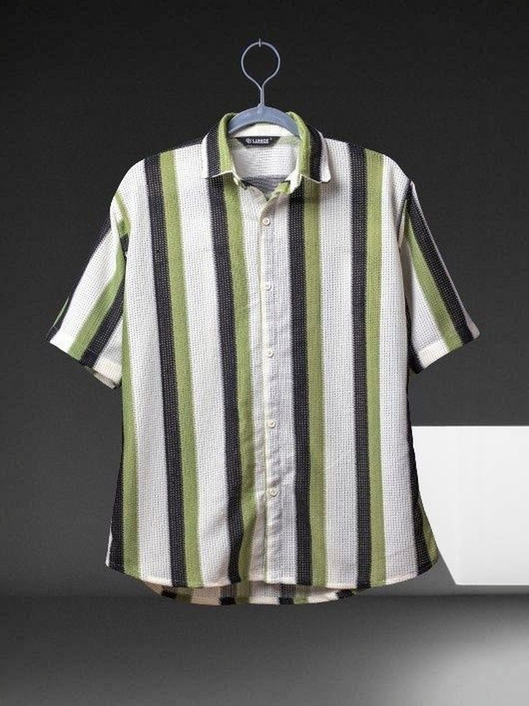 Lunice Men Striped Casual Shirt