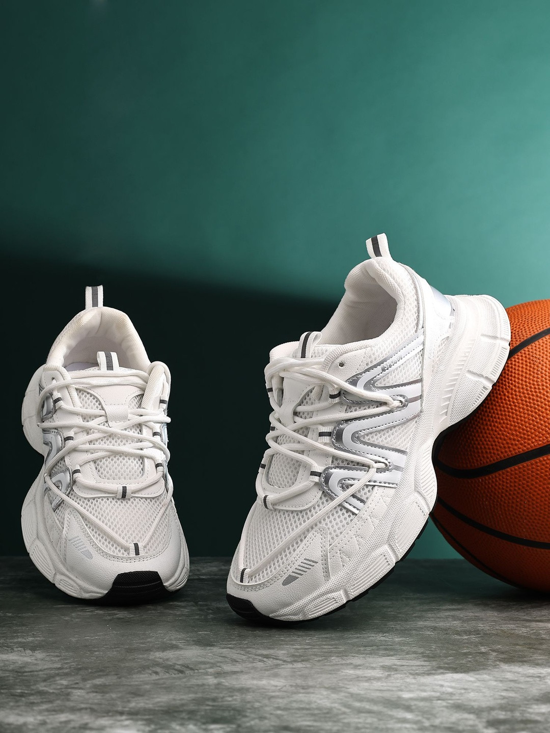 The Roadster Lifestyle Co. Women Round Toe Lace-Ups Sneakers