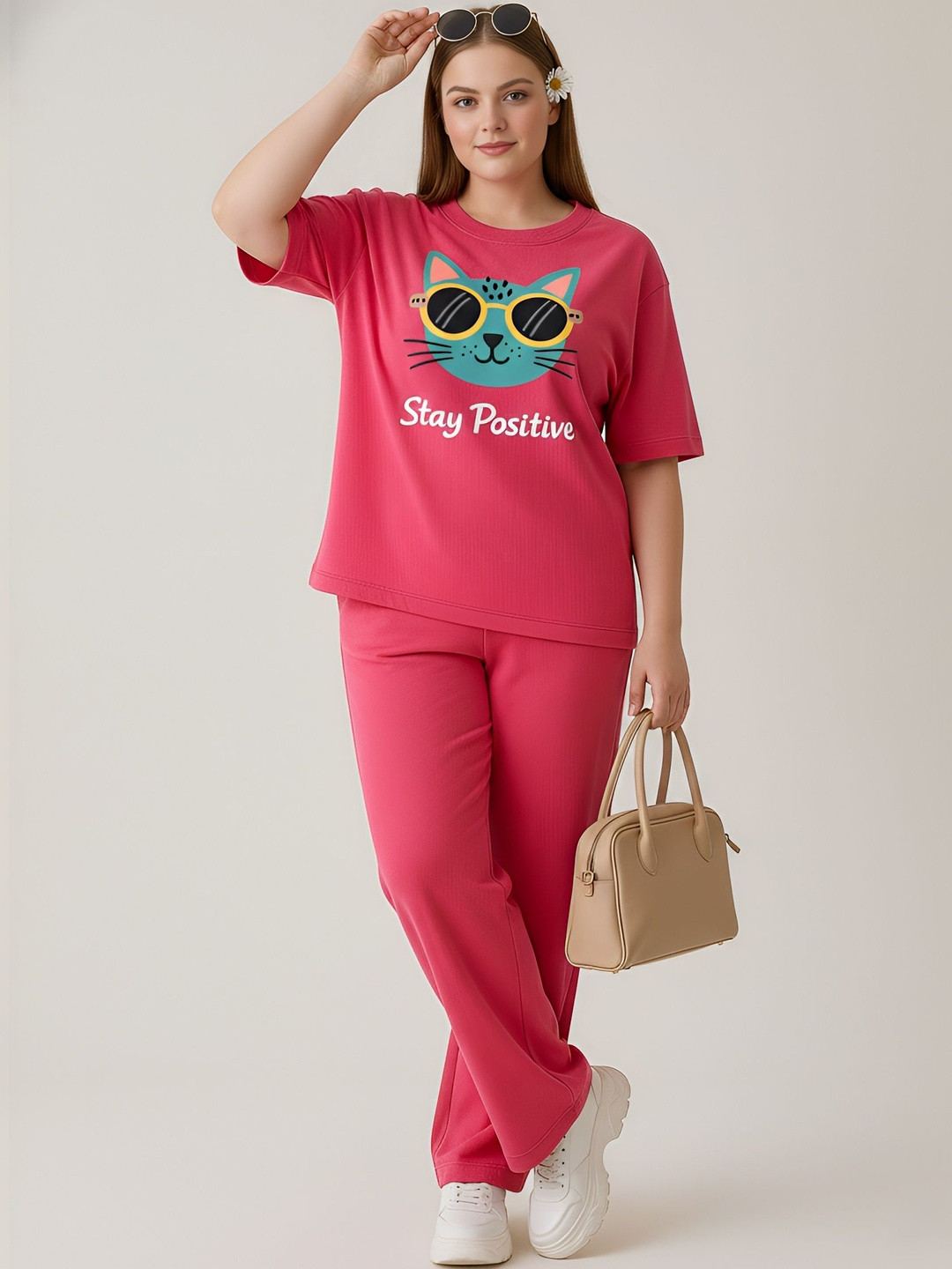 My Swag Printed T-shirt with Trousers