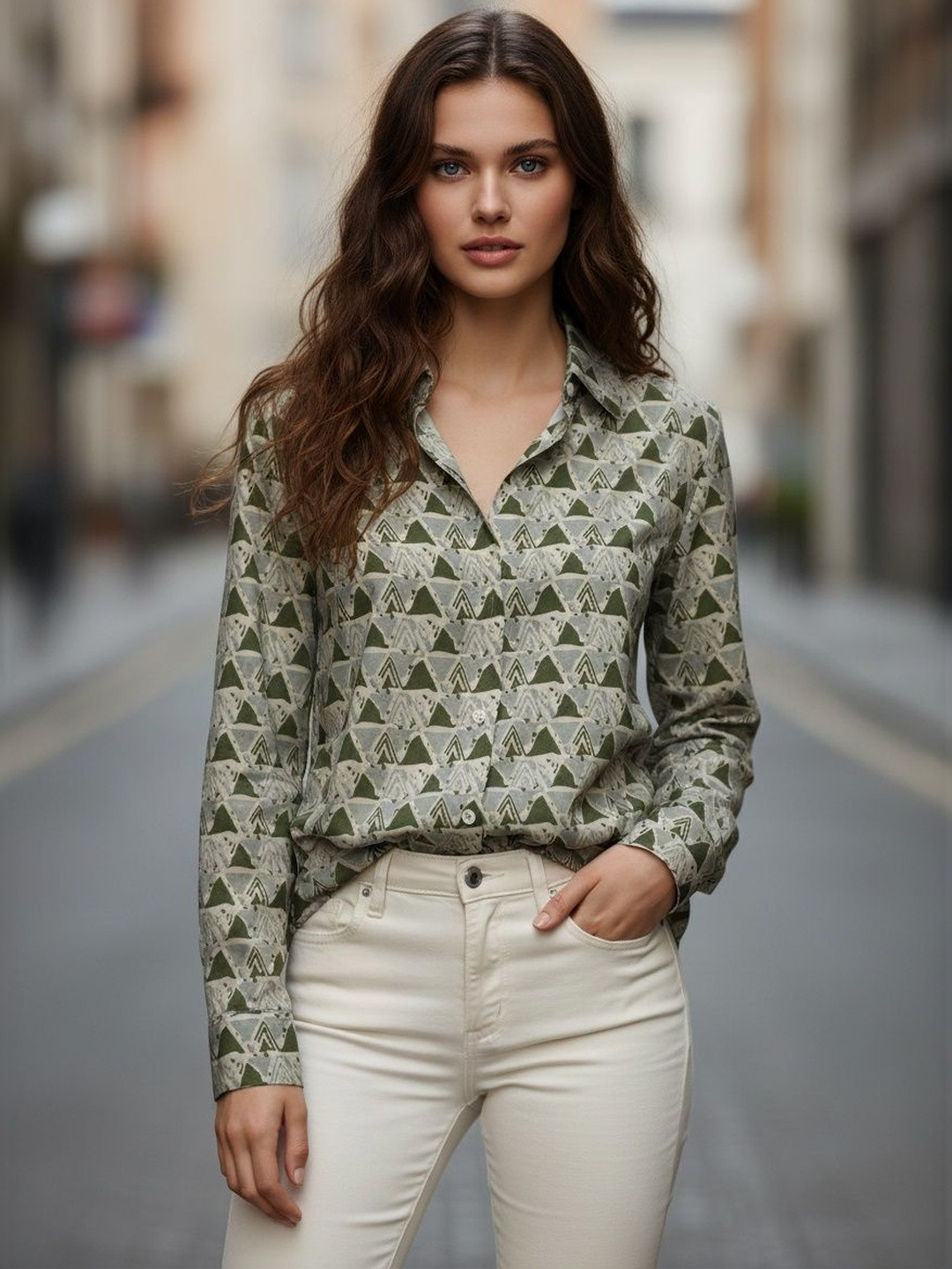 TIRA Women Printed Casual Shirt