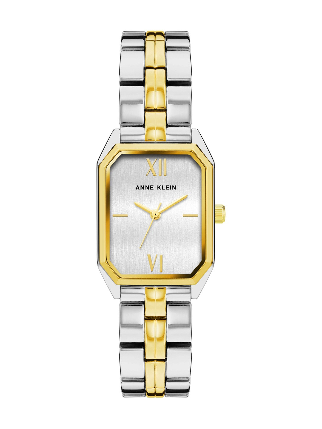 ANNE KLEIN Women Brass Dial & Bracelet Style Straps Analogue Watch AK 3775SVTT