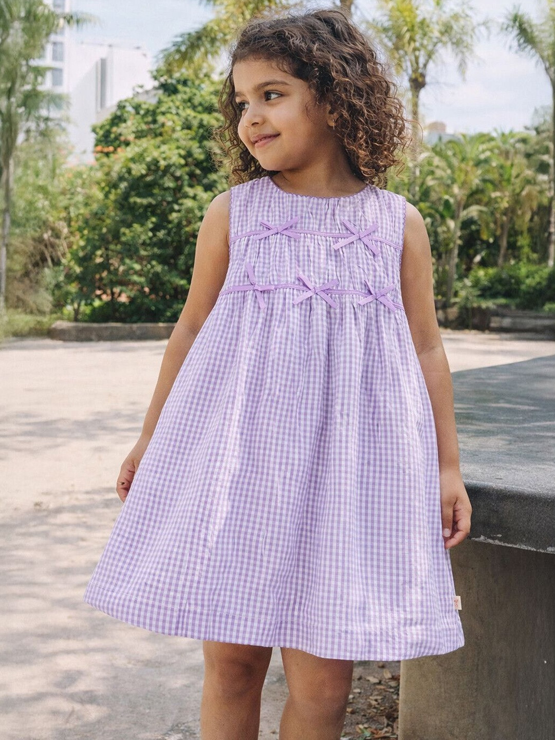 Somersault Checked A-Line Dress
