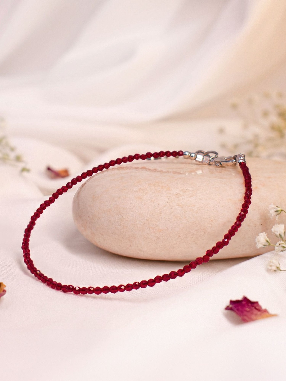 Astrotalk Garnet Anklet