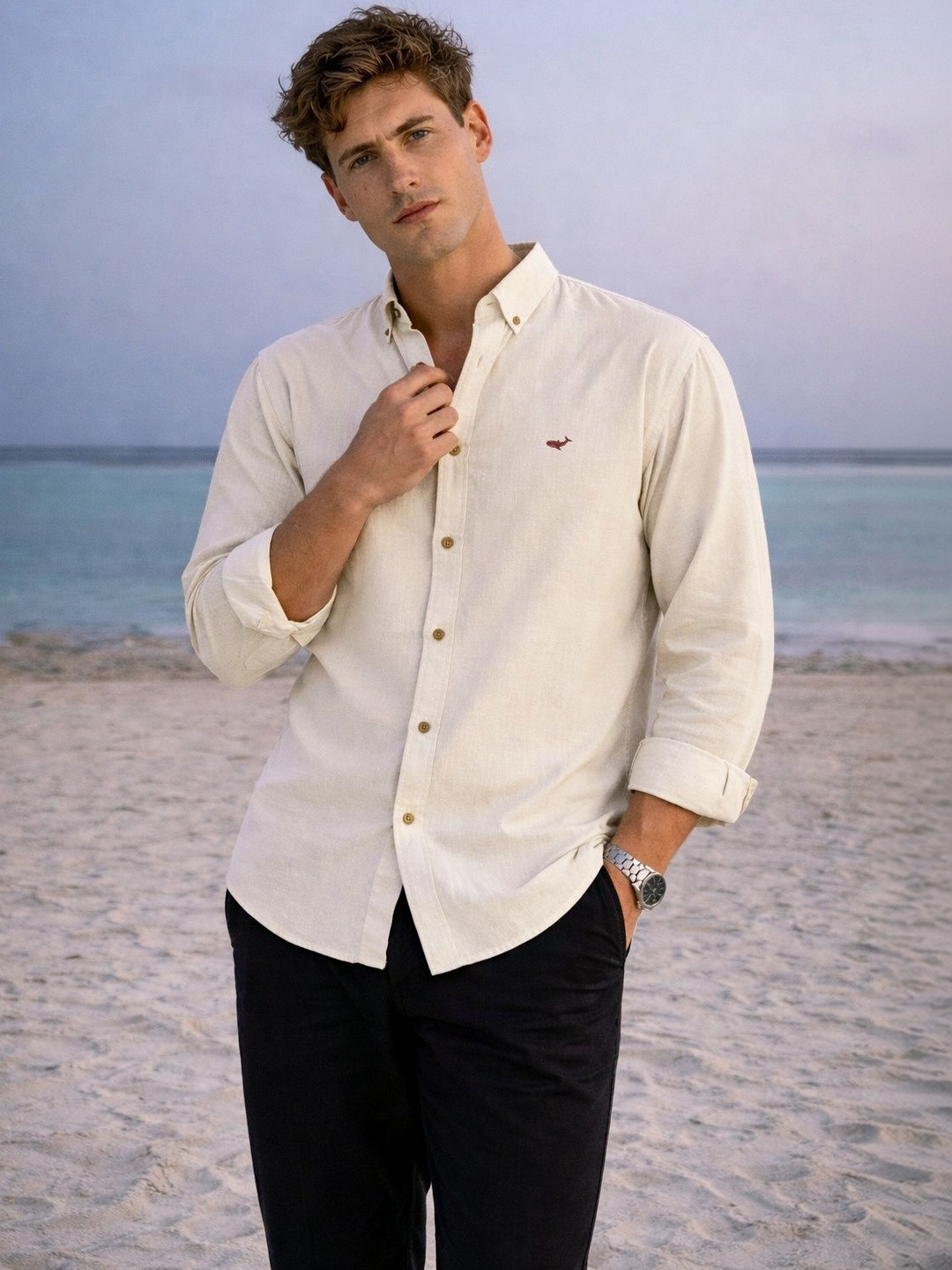 HAMPTONS Cotton Long Sleeves Shirt