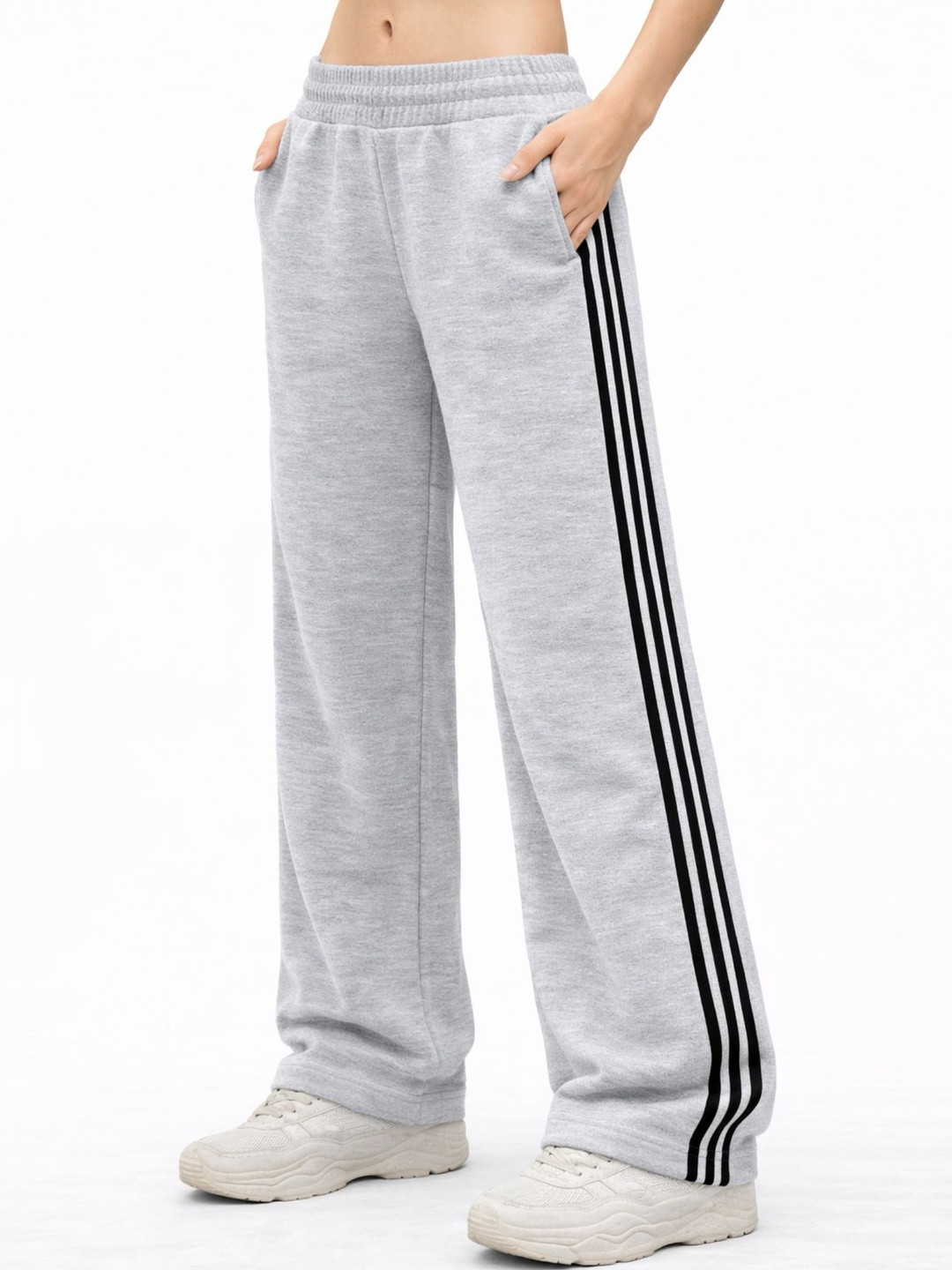 TOXA Women Loose Fit Fleece Running Track Pants