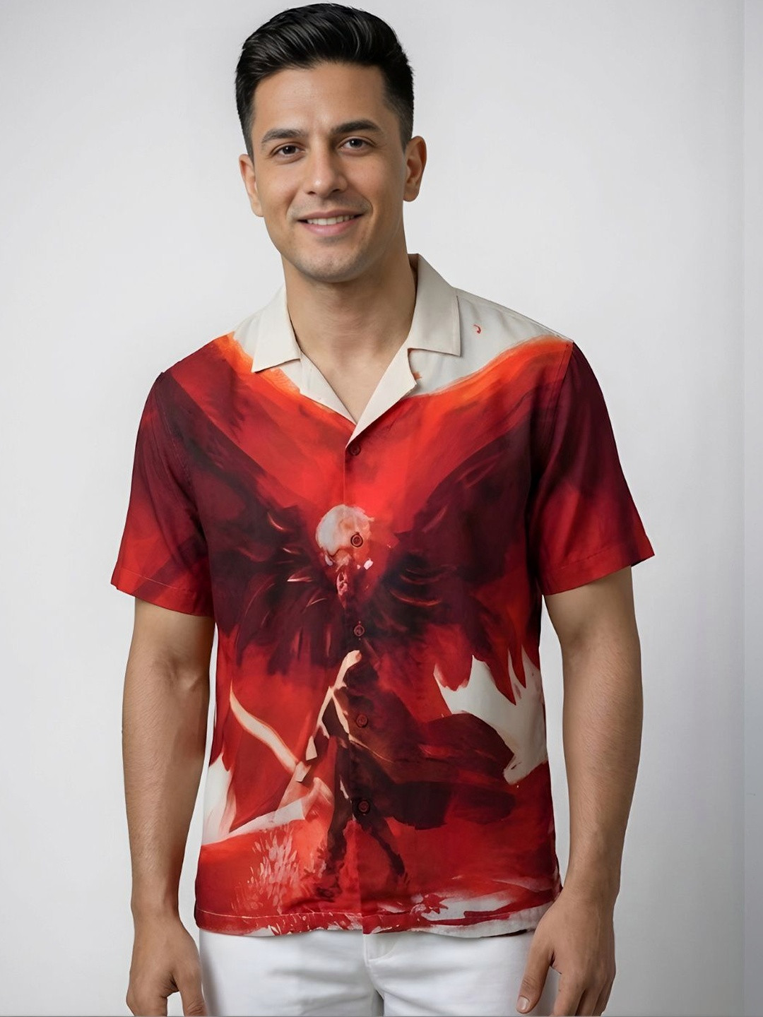 MyDesignation Men Relaxed Printed Casual Shirt