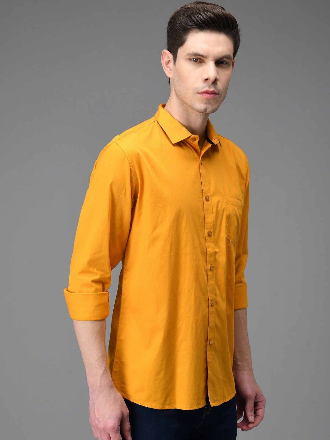 kibit Men Slim Fit Casual Shirt
