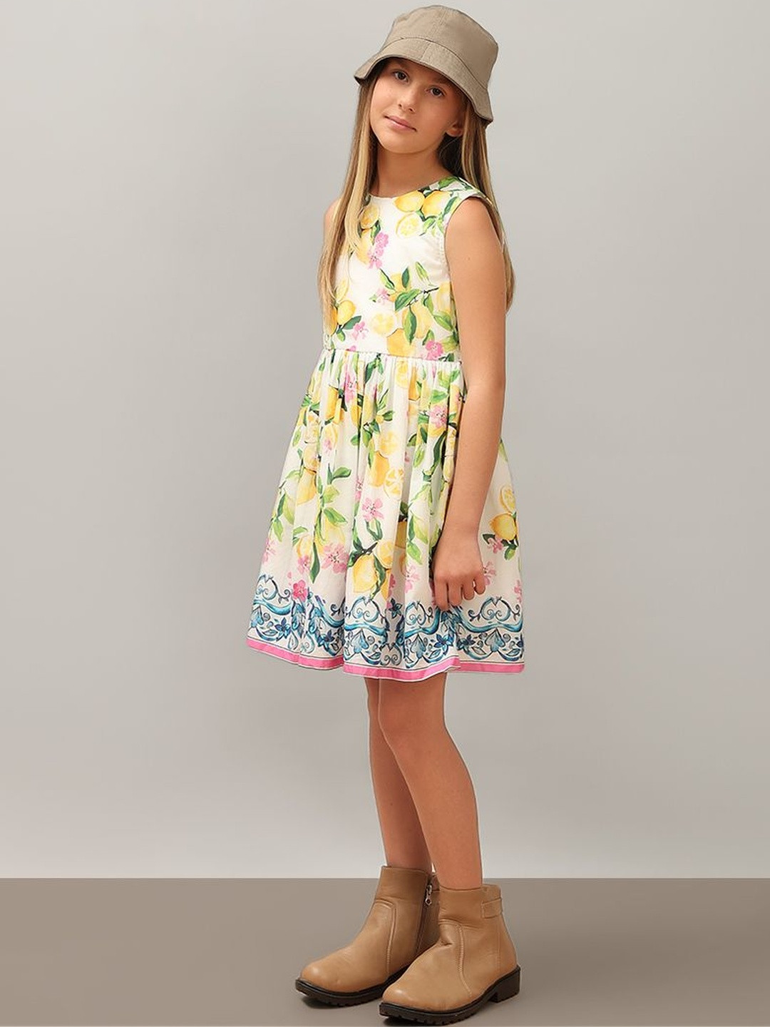 Vero Moda Floral Print Fit & Flare Dress