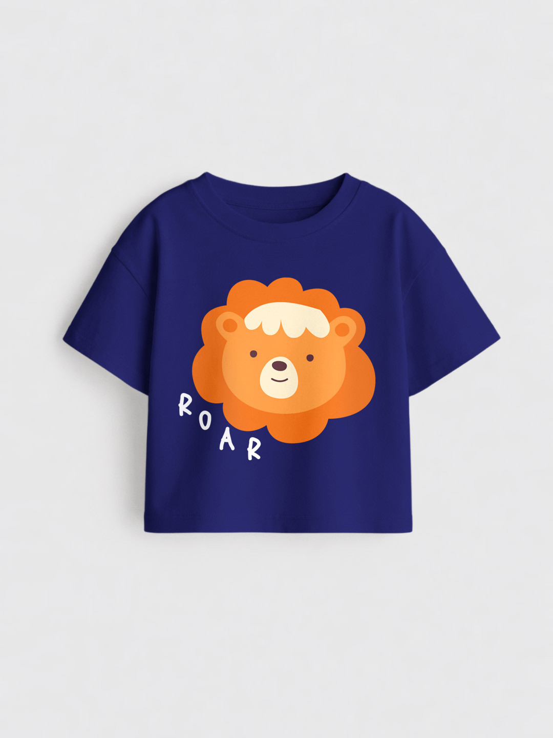 Guugly Wuugly Boys Roar Super Soft Combed Compact Printed Cotton T-shirt