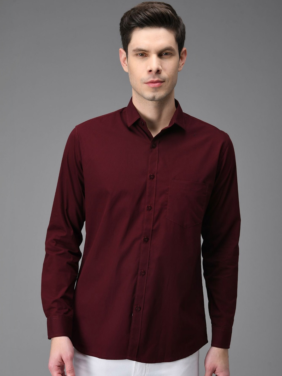 kibit Men Slim Fit Casual Shirt