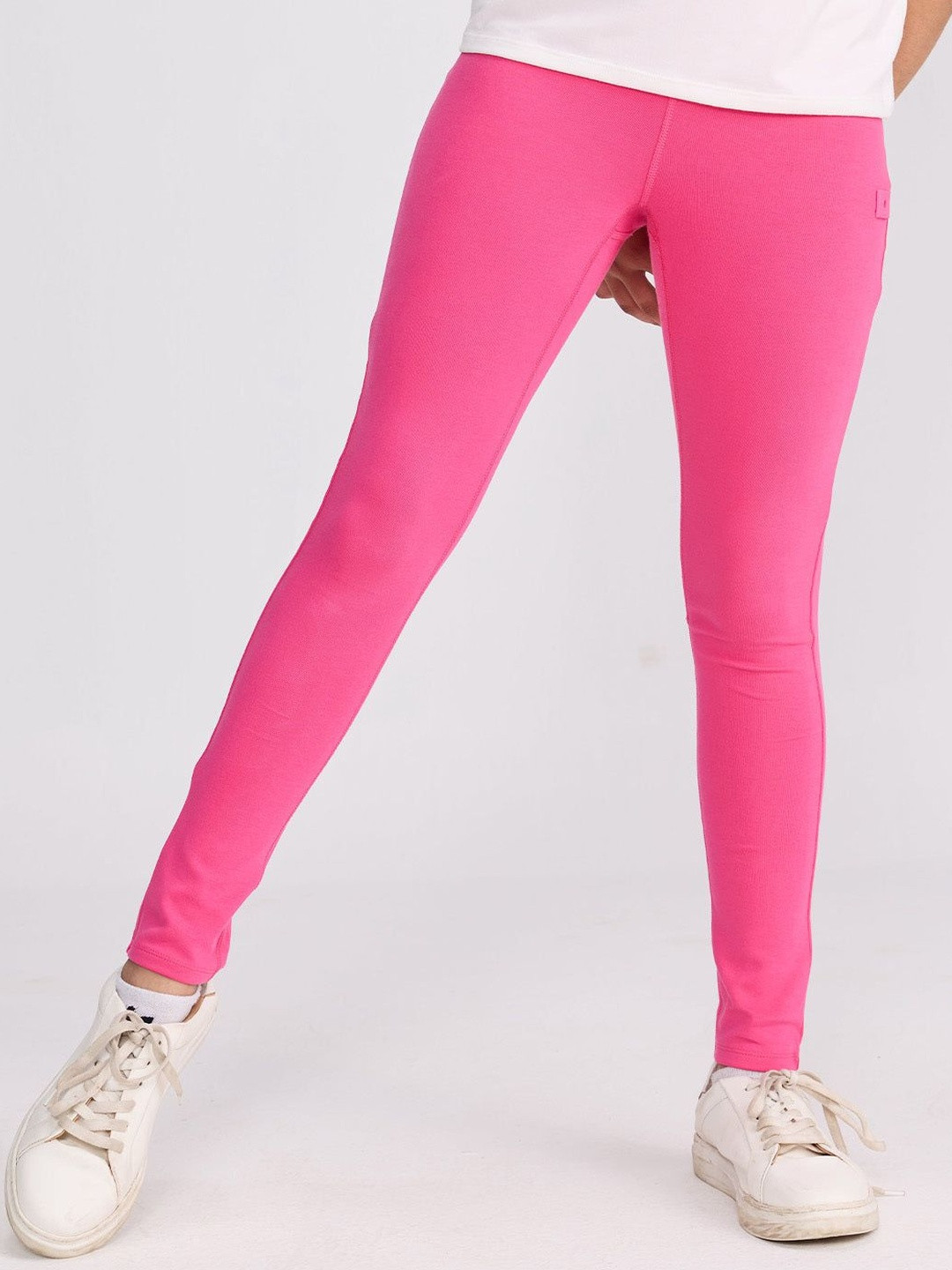 Dotokids Girls Adjustable Waist Cotton Leggings