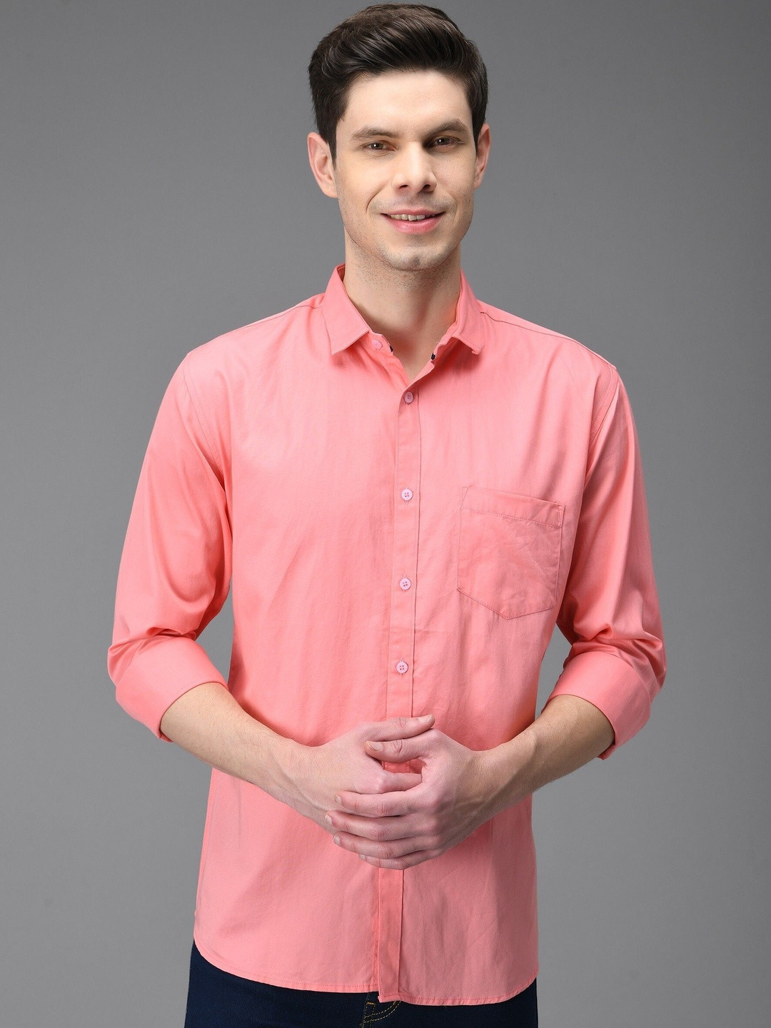 kibit Men Slim Fit Casual Shirt