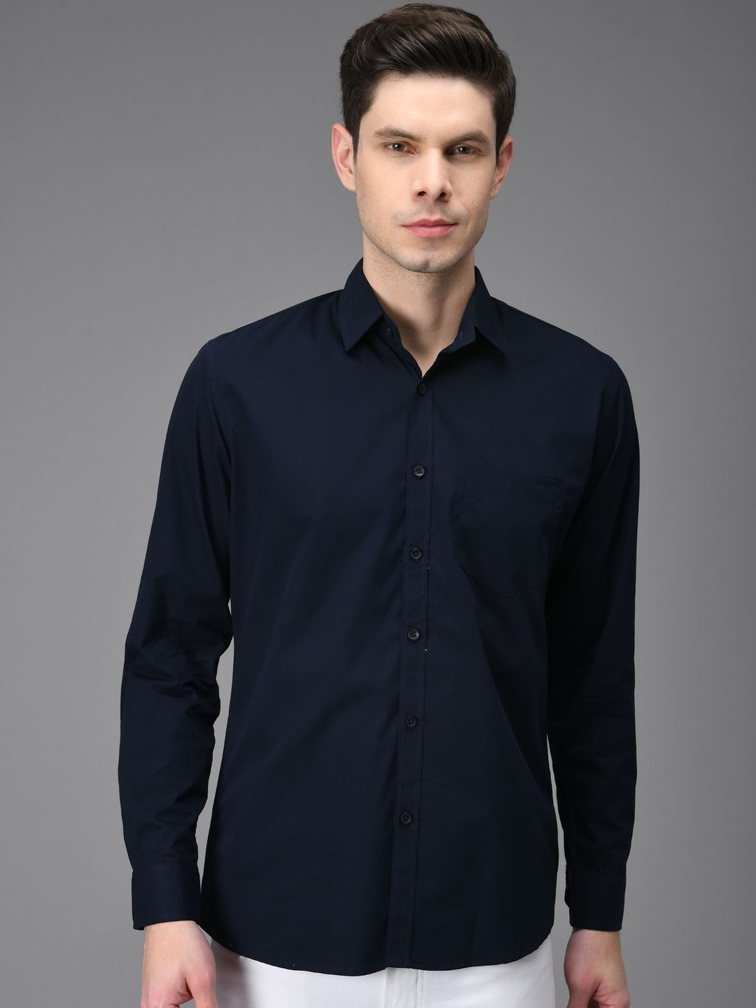 kibit Men Slim Fit Casual Shirt