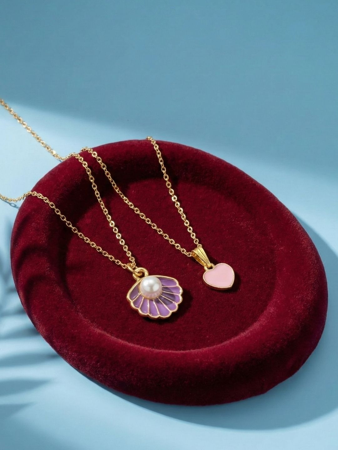SZN Brass Gold-Plated Antique Necklace