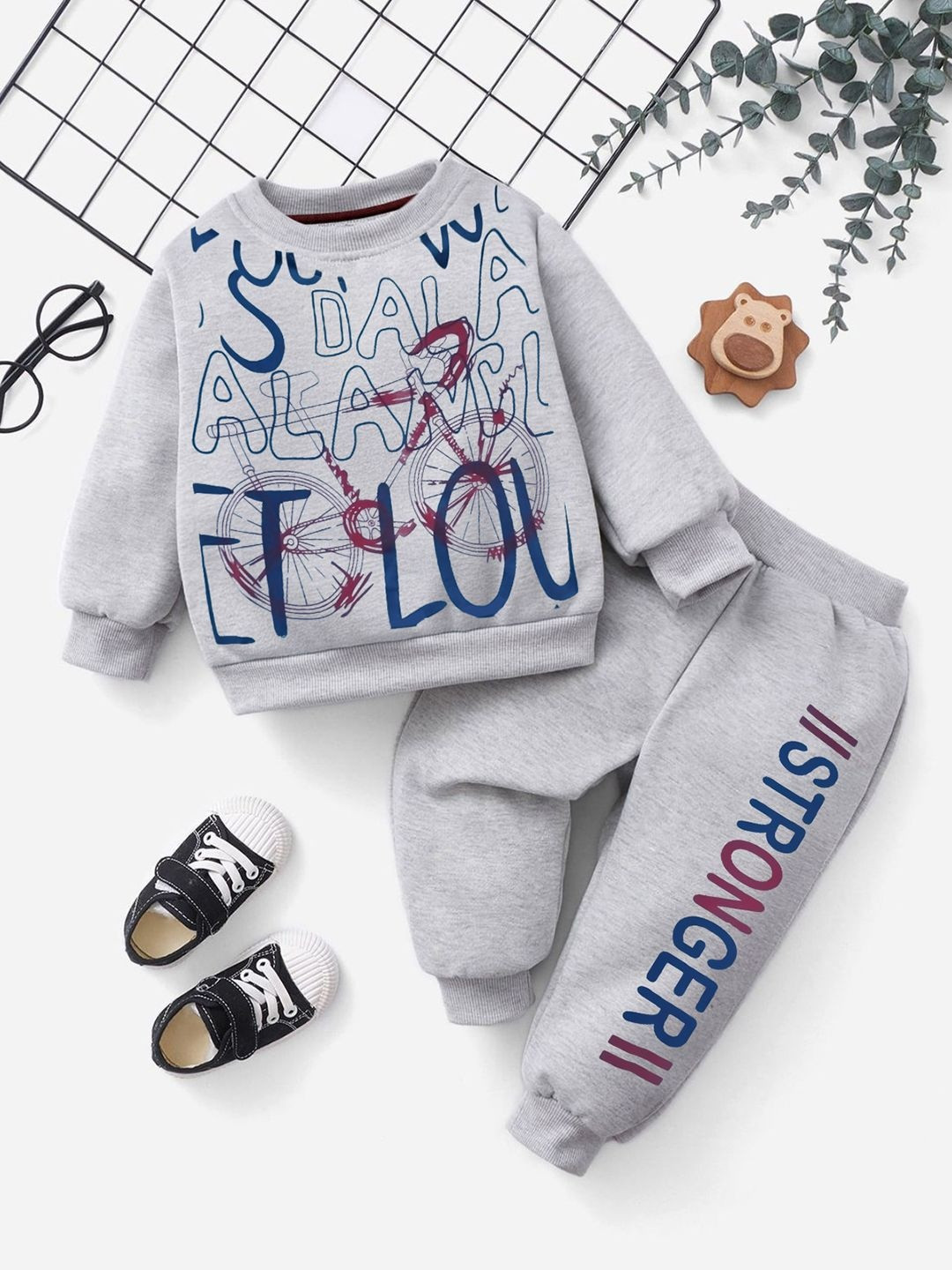 Sandoll Unisex Kids Printed Trousers
