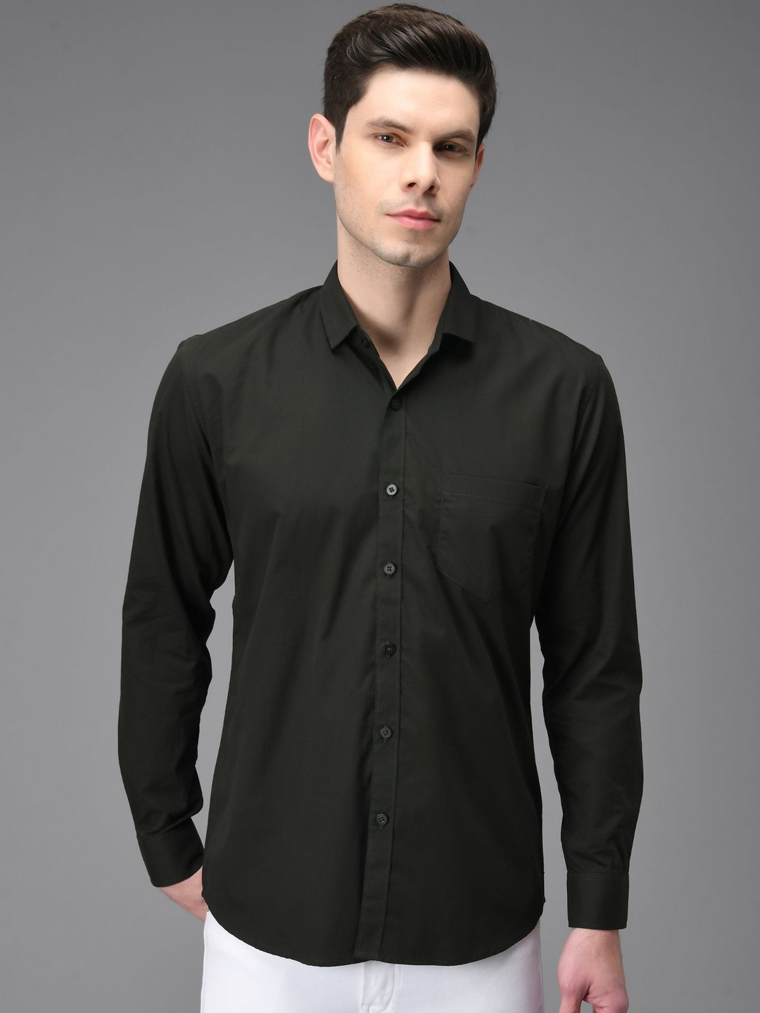 kibit Men Slim Fit Casual Shirt