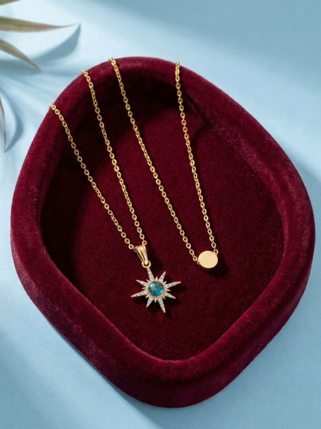 SZN Brass Gold-Plated Antique Necklace