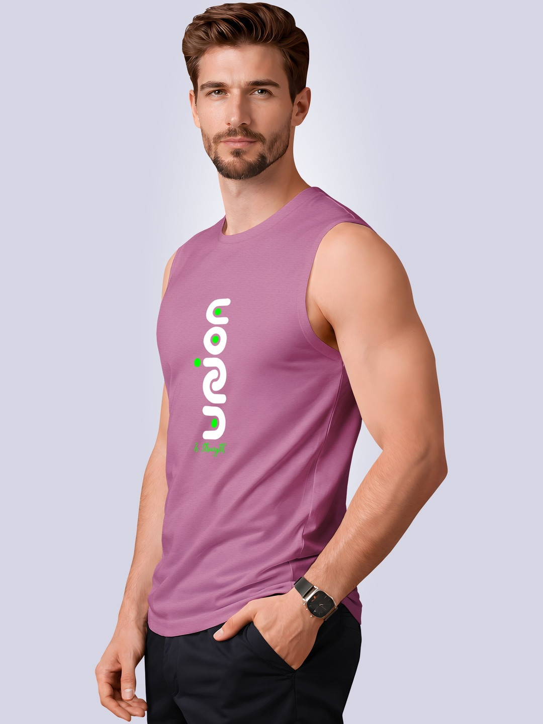 I&D Men Typography 2 Printed T-shirt