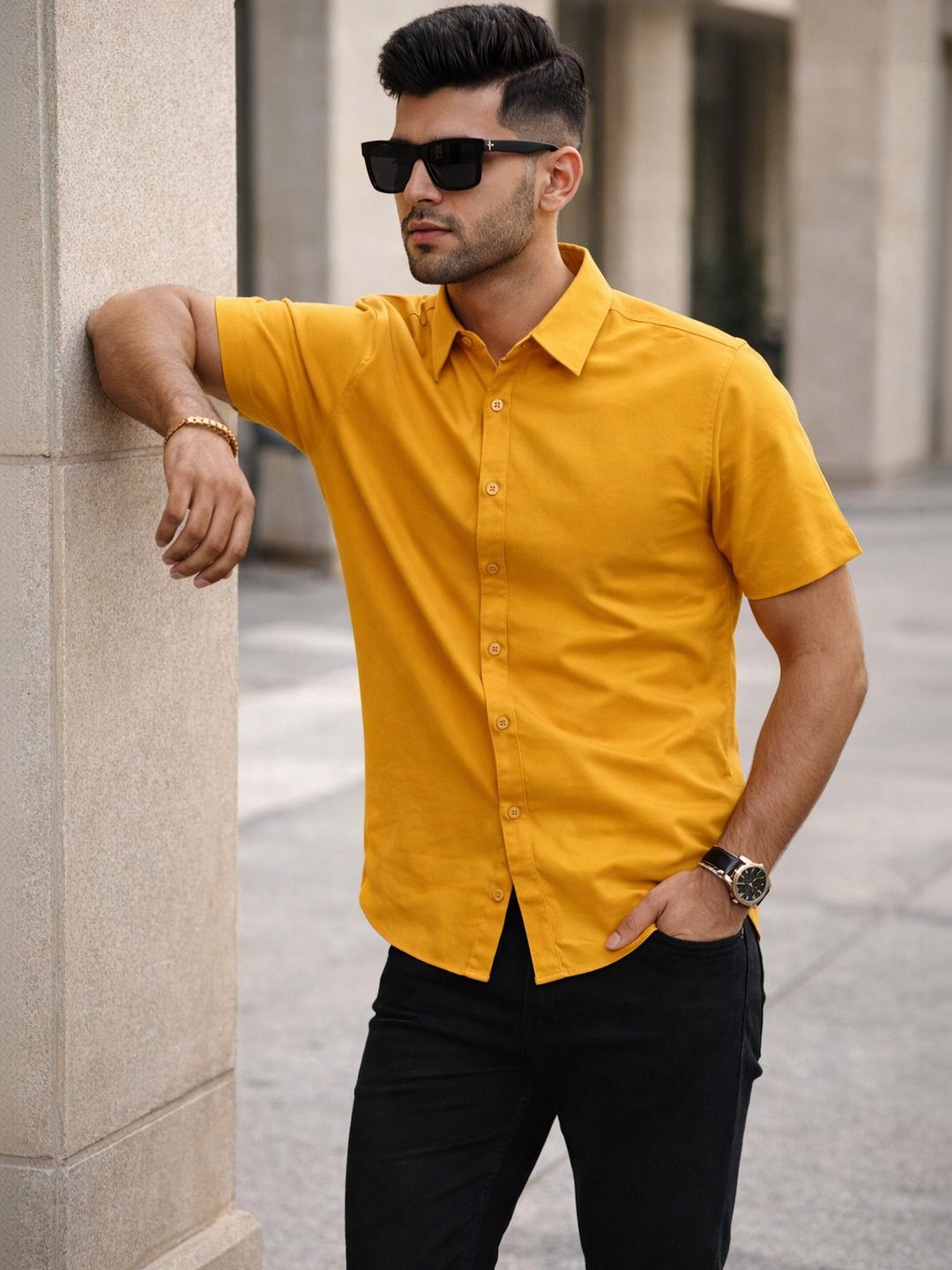 ROLLISTEAR Men Modern Casual Shirt
