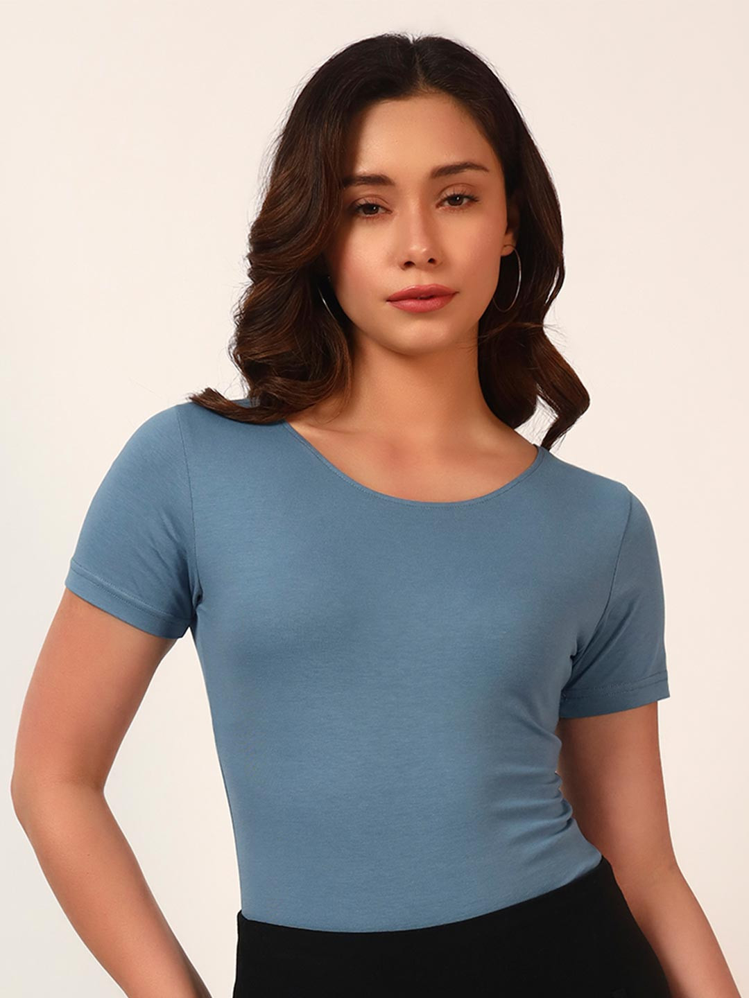 ONEWAY Cotton Slim-Fit Round Neck Bodysuit