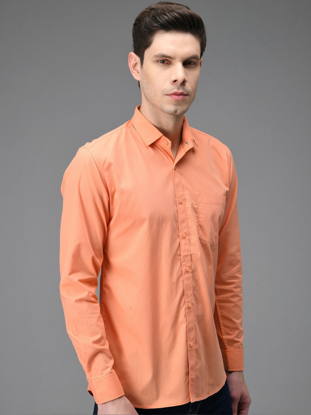 kibit Men Slim Fit Casual Shirt