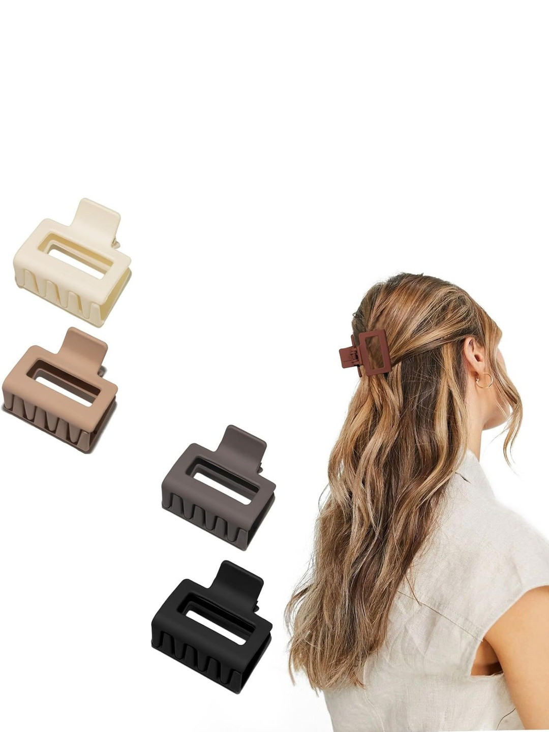 RHOSYN Women Set of 4 Claw Clip