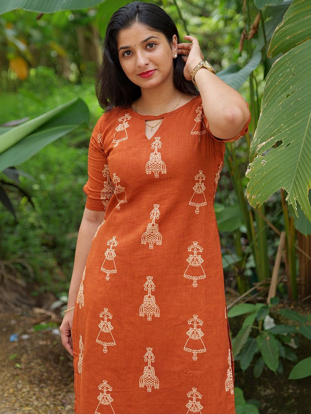 Twika Women Ethnic Motifs Printed Regular Kurta with Trousers