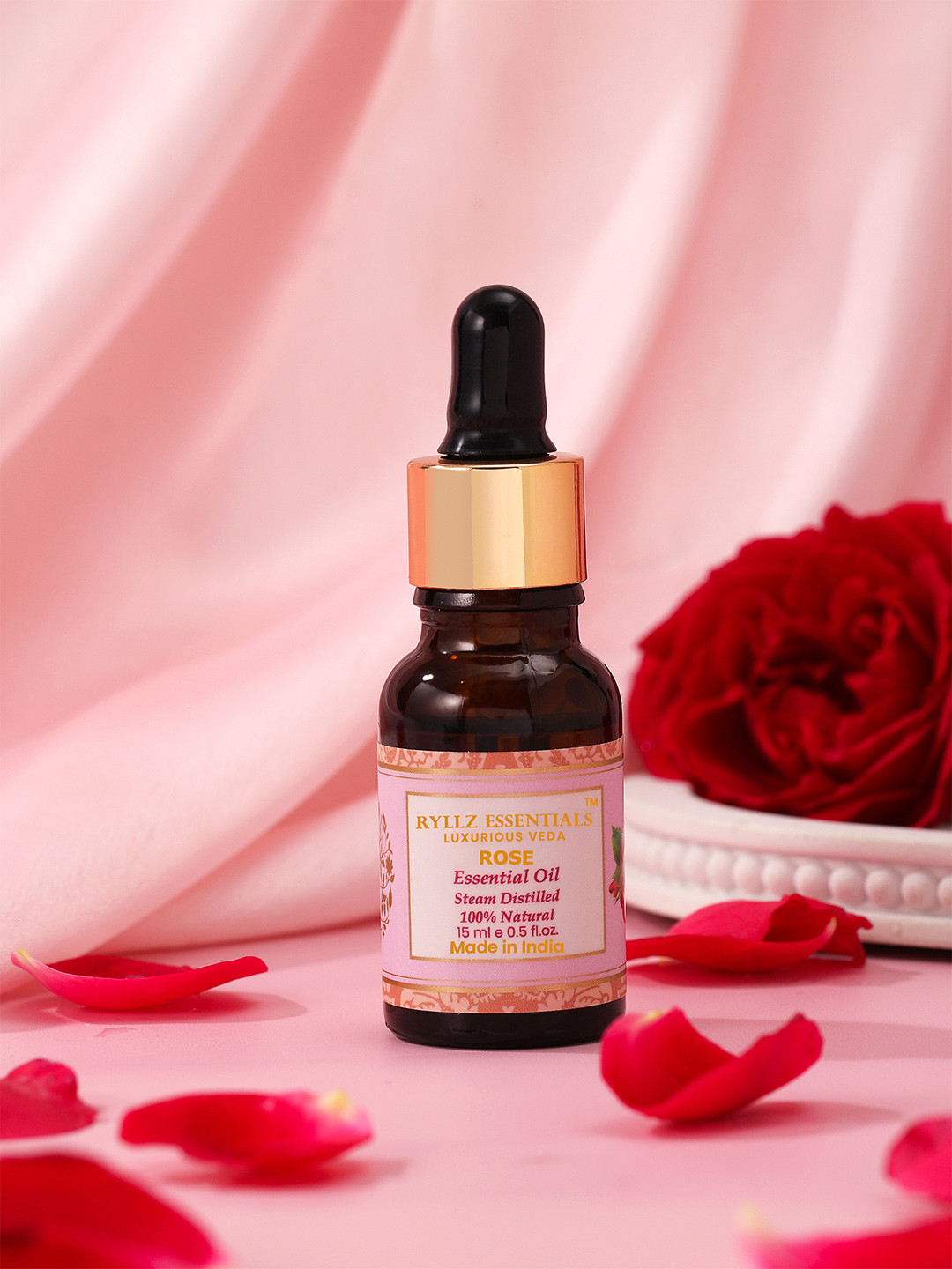 RYLLZ ESSENTIALS Rose Essential Oil -15 ml