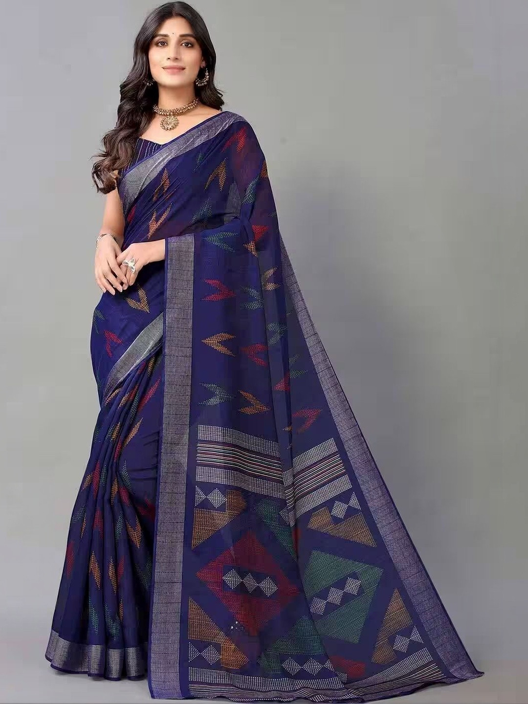 Shiv Textiles Pure Cotton Saree