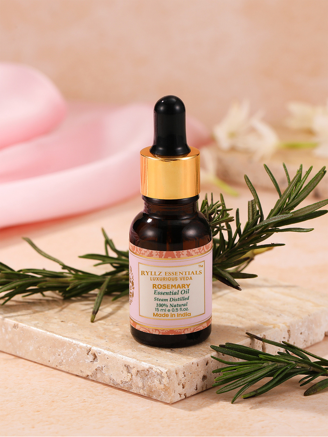 RYLLZ ESSENTIALS Natural Rosemary Essential Oil - 15 ml
