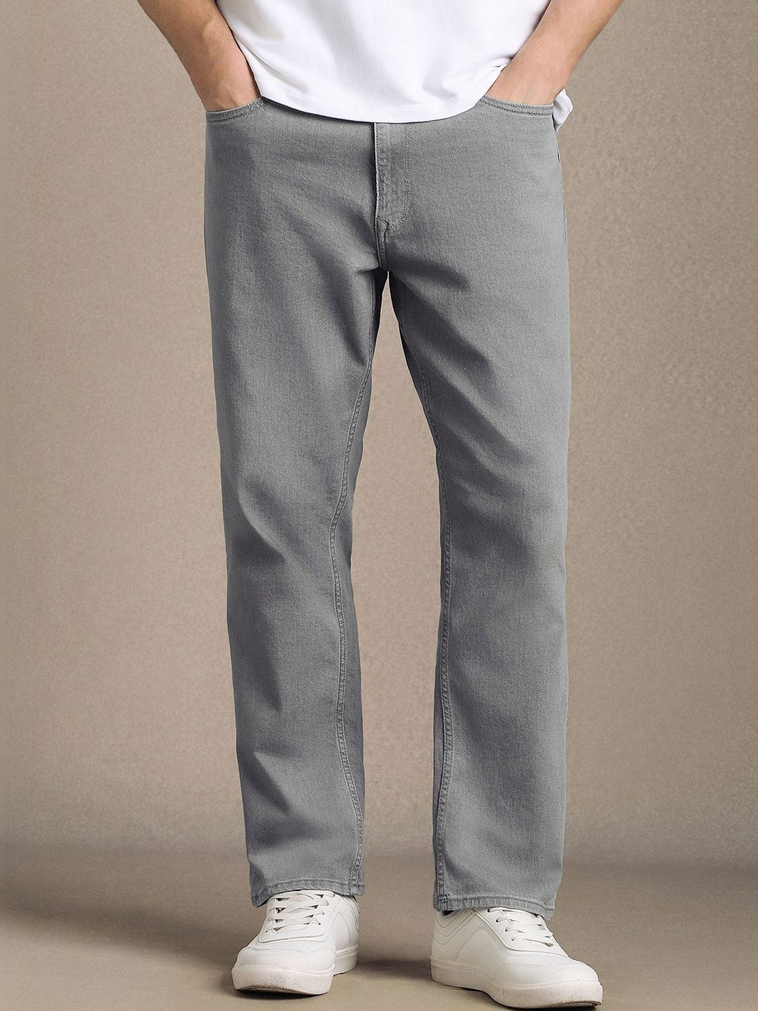 Louis Philippe Jeans Men Regular Fit Mid-Rise Jeans