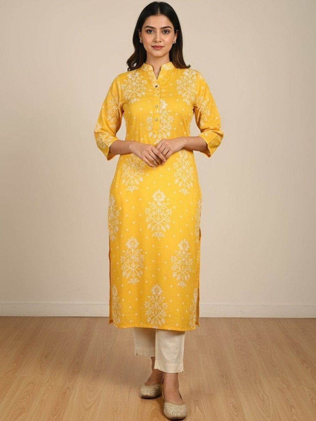 STYLENZA Women Ethnic Motifs Printed Kurta