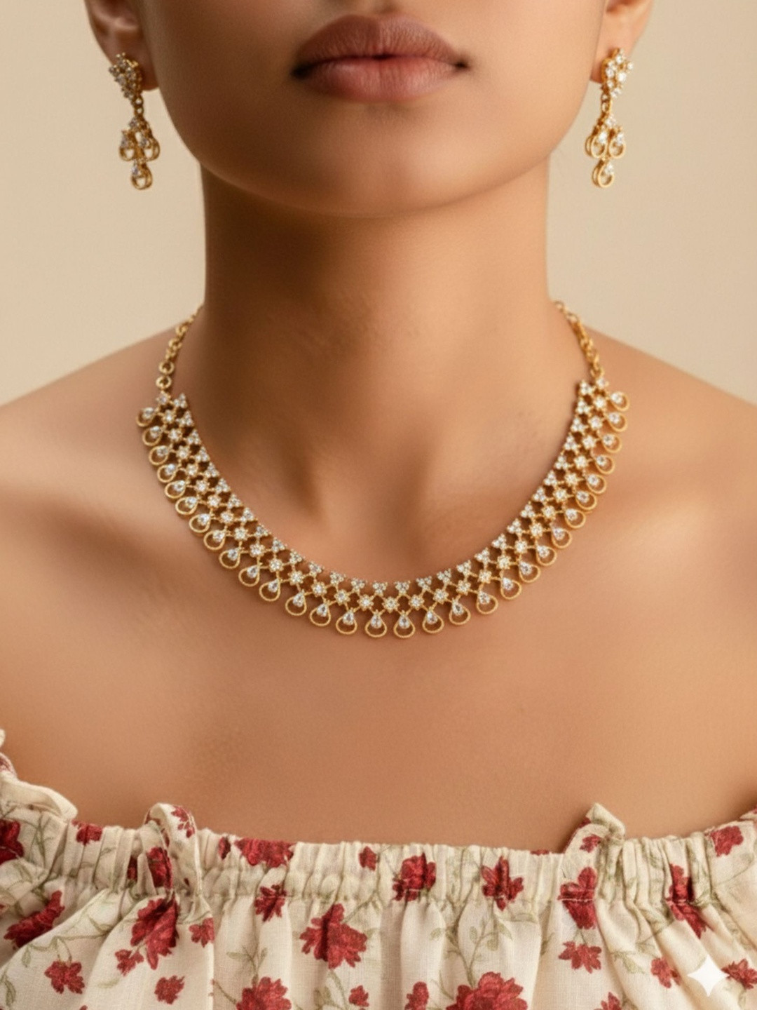 Vosgi Brass Gold-Plated Necklace