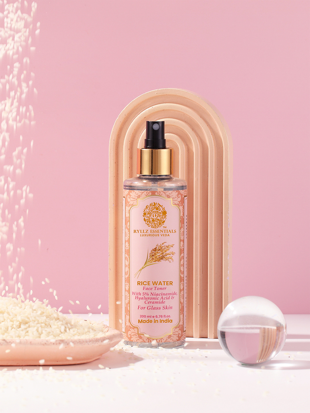 RYLLZ ESSENTIALS Rice Water Face Toner- 200 ML