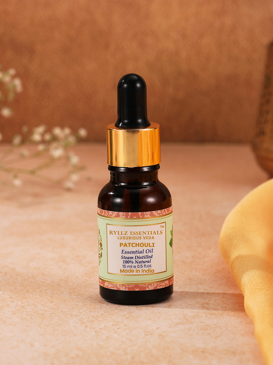 RYLLZ ESSENTIALS Natural Patchouli Essential Oil - 15 ml