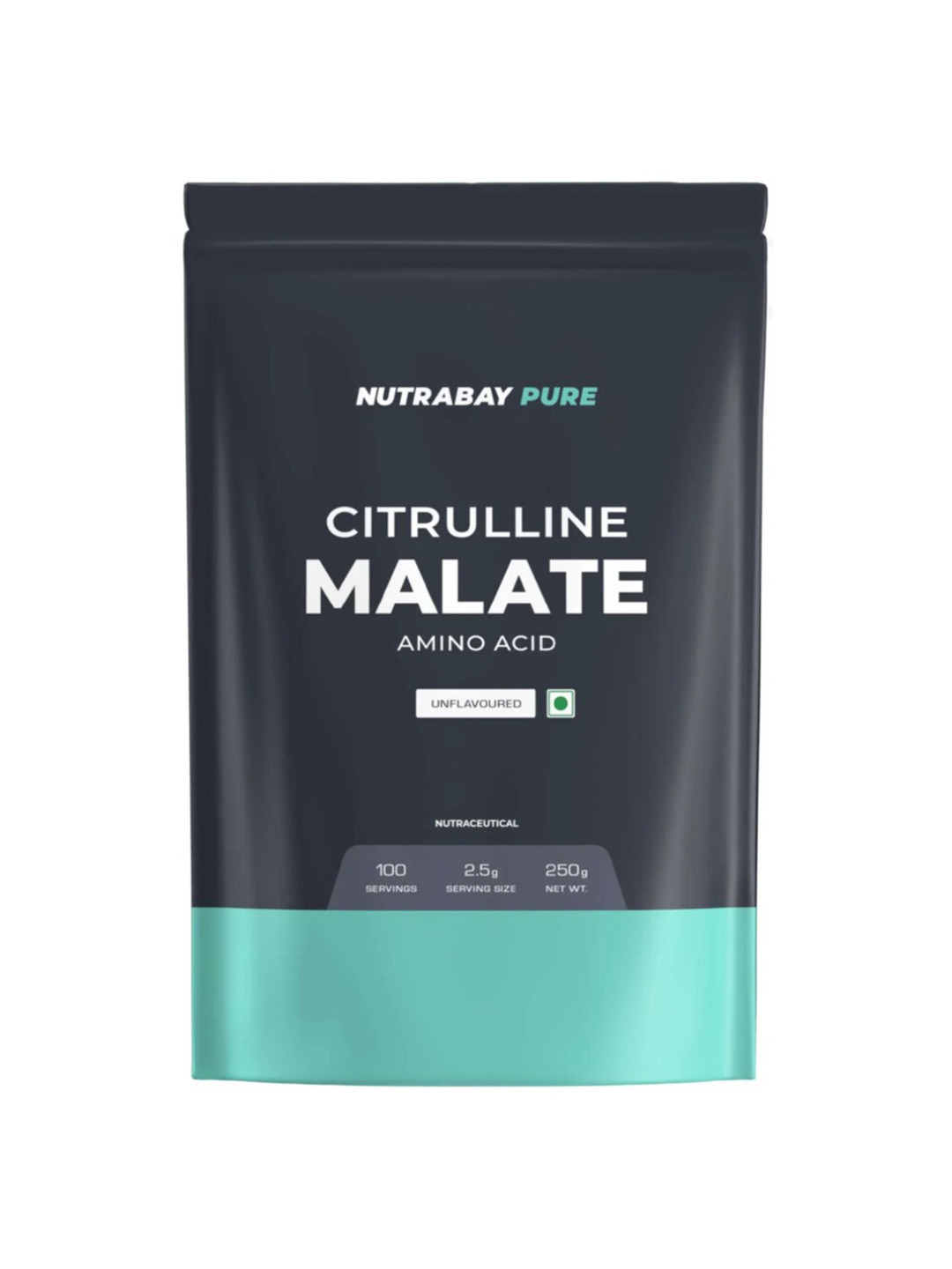 Nutrabay Pure 100% Unflavoured Citrulline Malate-250gms