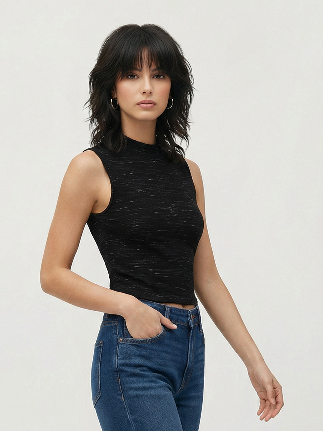 The Roadster Life Co. Self Design High Neck Top