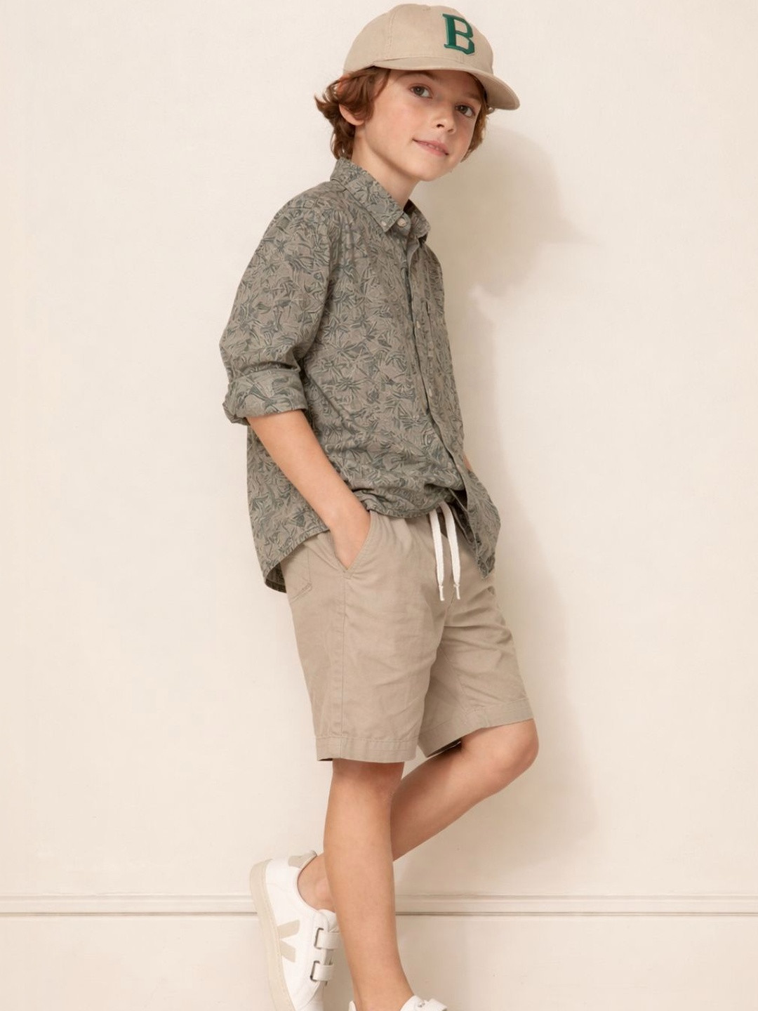 Gini and Jony Boys Floral Printed Casual Shirt
