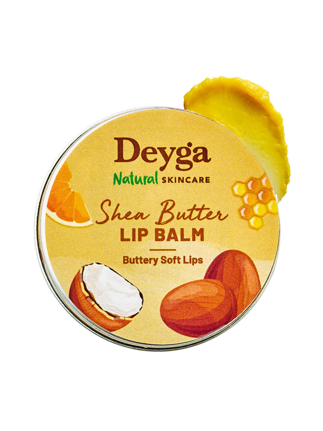 Deyga Organics Shea Butter Lip Balm Moisturizes Dry Lips 10 g