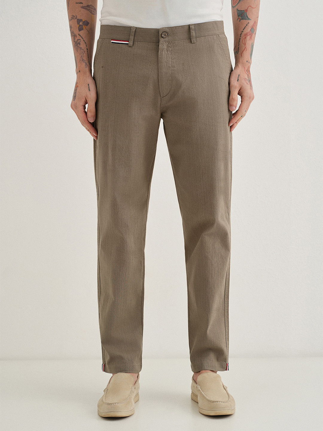 Banana Club Men Smart Slim Fit Trousers