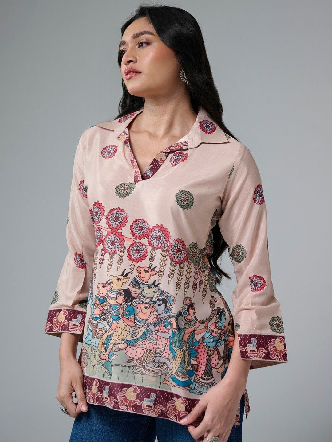 Ekana Women Printed Party Shirt