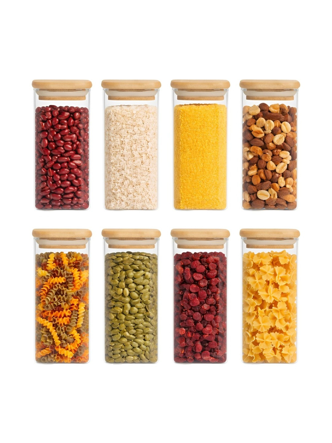 Cocinaire Transparent 2026 Glass Easy to Clean Jar Container