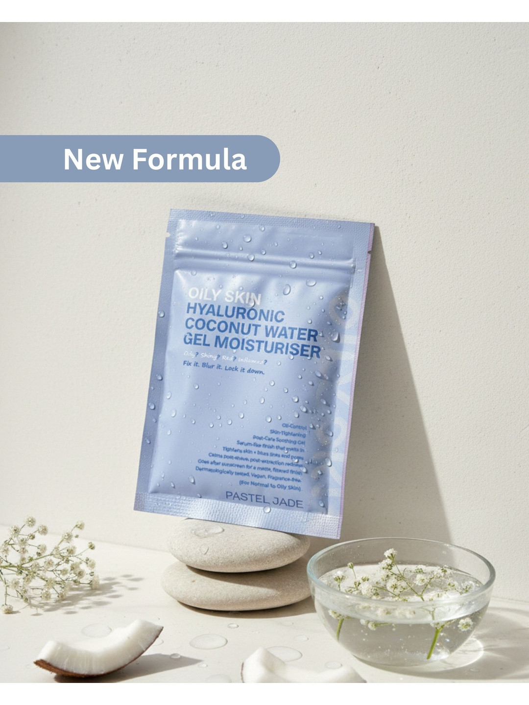 Pastel Jade Hyaluronic Coconut Oily Skin Gel - 50 g