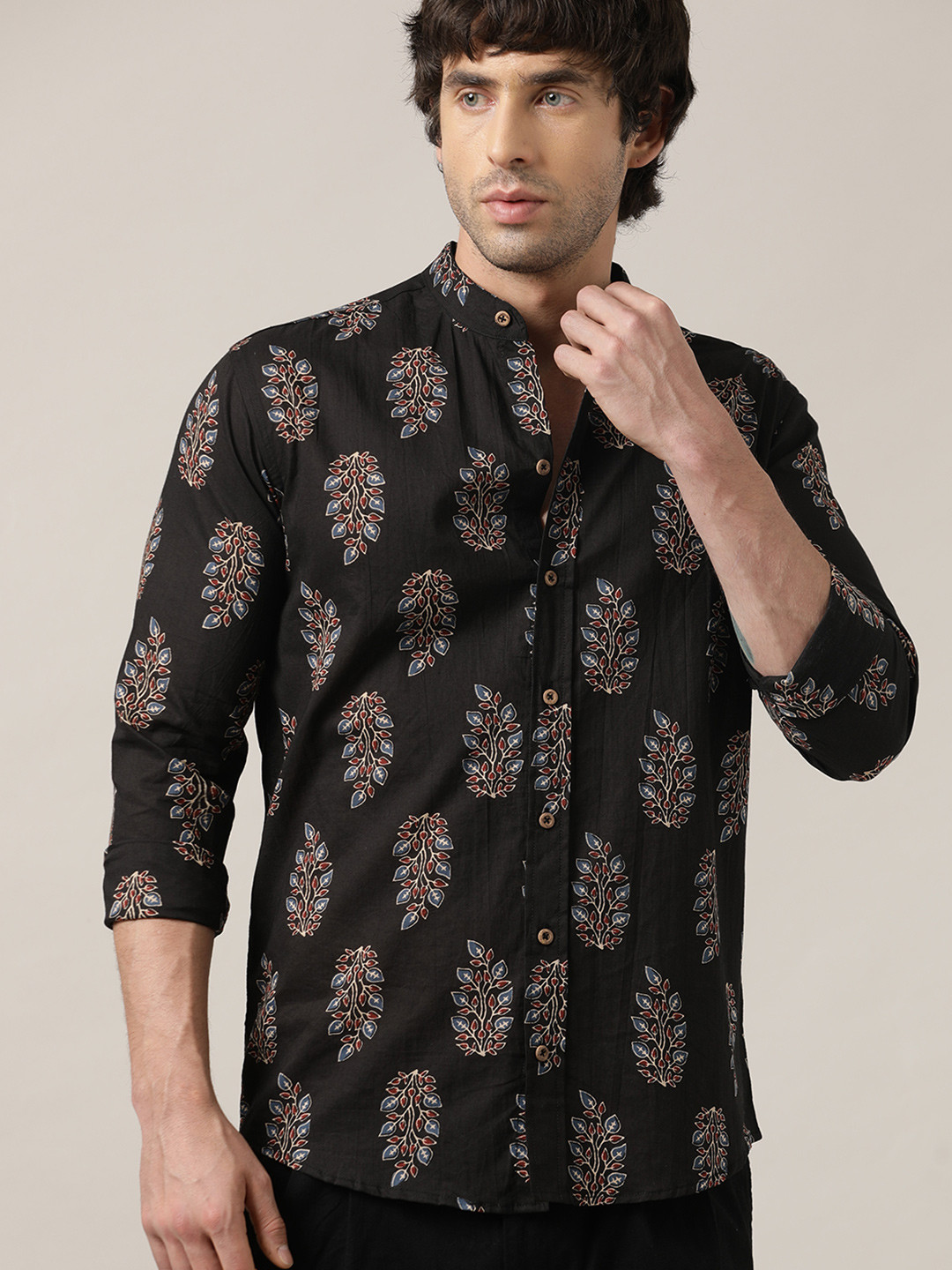 Paper Cut Men Comfort Printed Casual Shirt