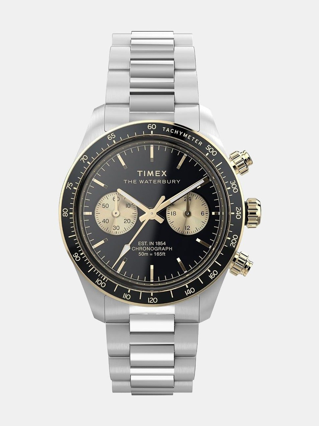 Timex Men Dial & Stainless Steel Straps Watch TW2Y24000IK